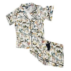 Katie Kime NWT Animal Kingdom Shorts Pajama Set – XS